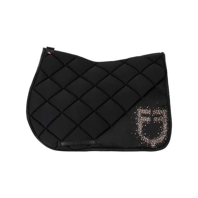 tapis Noir Strass Rose Gold Equestro