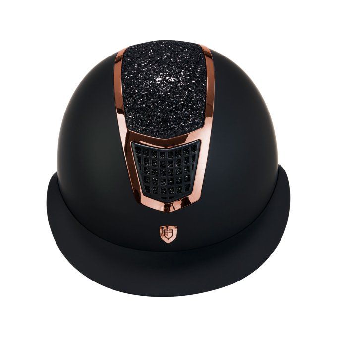 Casque Equestro visière large rose gold