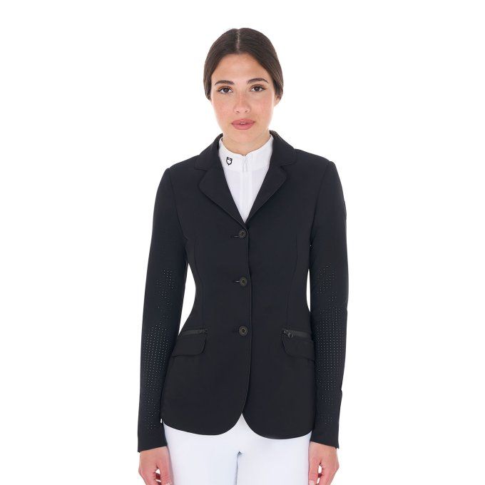 Veste concours Equestro Micro perforée Noire