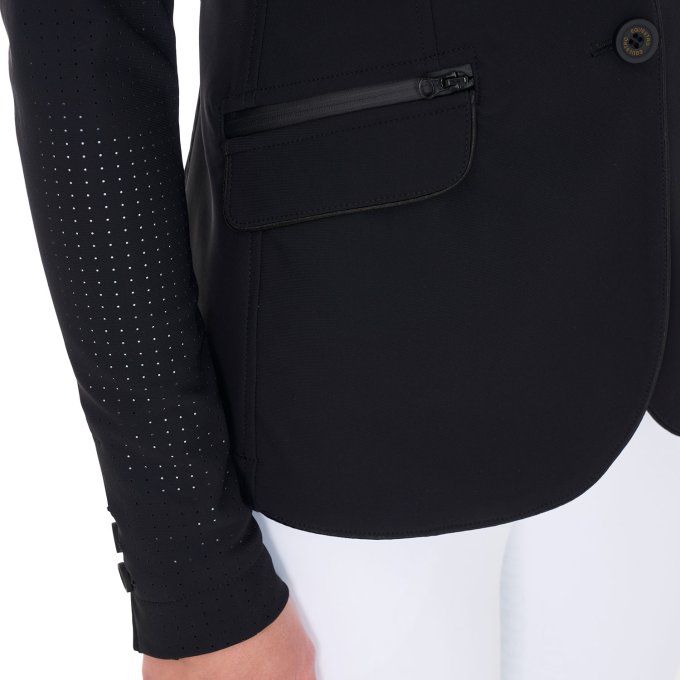 Veste concours Equestro Micro perforée Noire