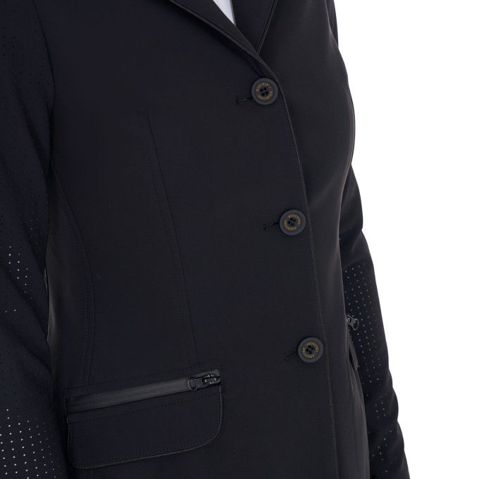 Veste concours Equestro Micro perforée Noire