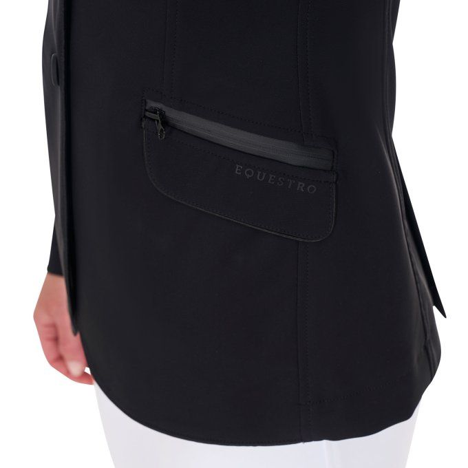 Veste concours Equestro Micro perforée Noire