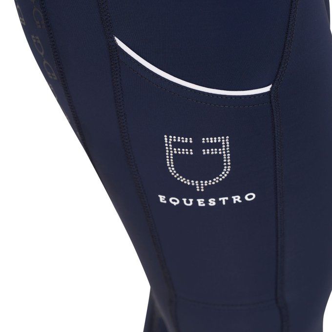 Legging strass Equestro Navy