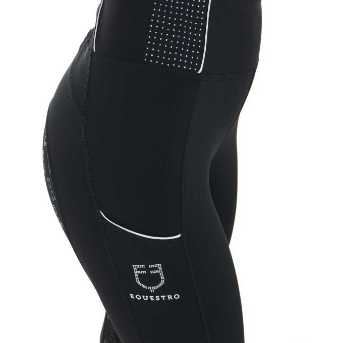 Legging strass Equestro Navy - Copie