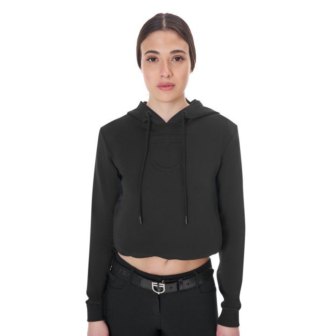 Sweat Crop top Noir