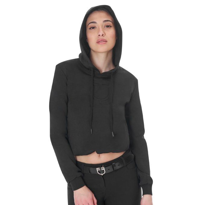 Sweat Crop top Noir
