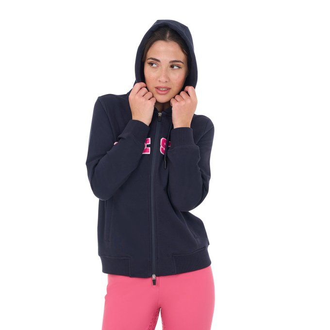 Sweat Equestro  Navy / Pink