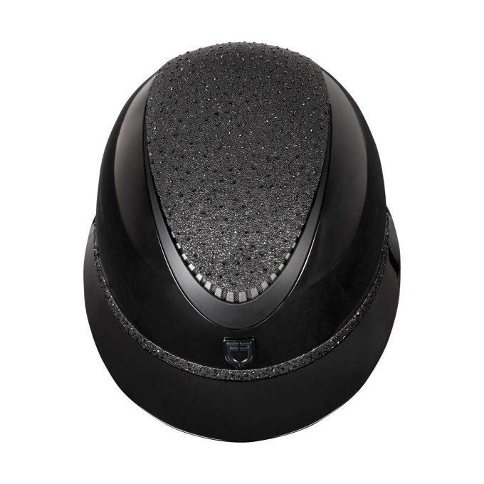 Casque crystal Noir / strass noir