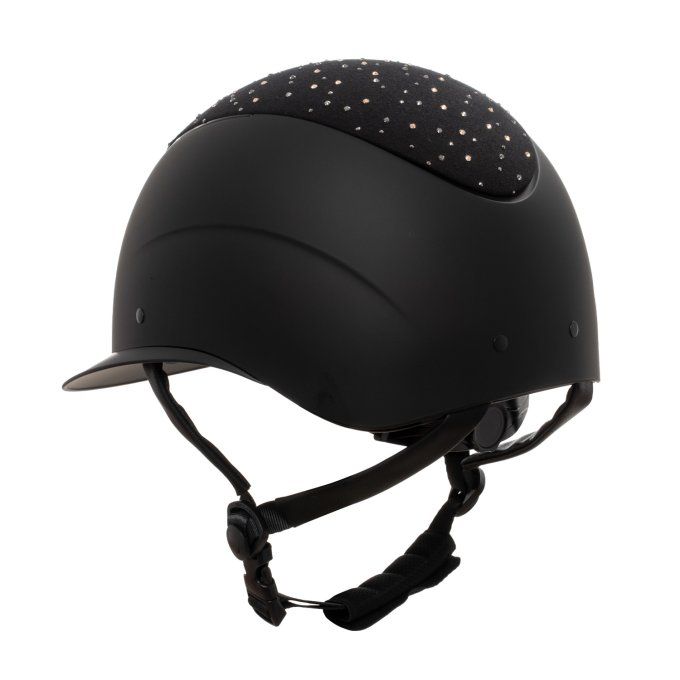 Casque crystal Noir / strass noir